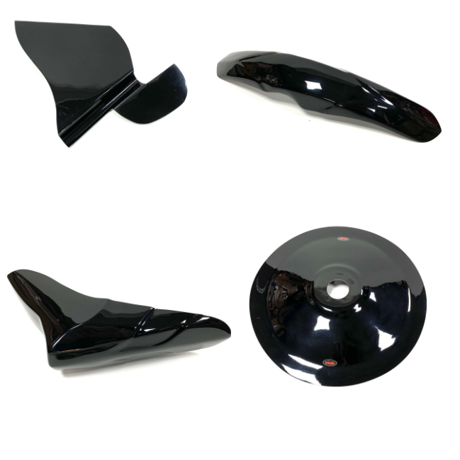 GPM Mudguard/Spoiler Kit - Black